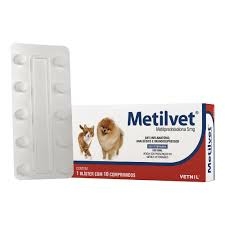 METILVET 5 MG 10 COMP vist