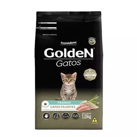GOLDEN FORM GATOS FILHOTE FRANGO 1KG