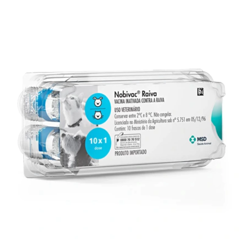 VACINA IMPORTADA RAIVA NOBIVAC® - DOSE