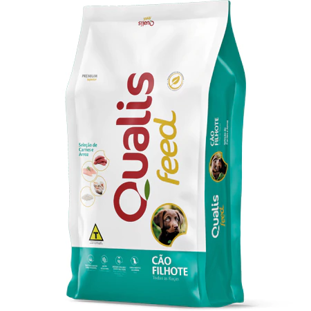 QUALIS FEED CAO FILHOTE TODAS AS RACAS 2KG