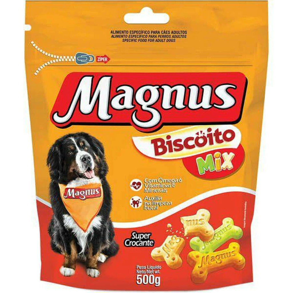 MAGNUS BISCOITO MIX 500G visto