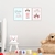 Kit 3 Quadros Porta Maternidade Bebê Unicornio Personalizado - CG MIMO KIDS