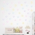 Kit 90 Adesivos De Parede Infantil Estrelas Coloridas Menina Bebê Aquarela - comprar online