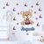 Adesivo De Parede Infantil Bebê Menino Ursinho Marinheiro Personalizado - CG MIMO KIDS