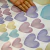 Kit 100 Adesivos De Parede Infantil Corações Coloridos Menina Bebê Aquarela Quarto - comprar online