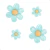 Imagem do Kit 90 Adesivos De Parede Infantil Flor Menina Bebê