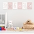 Kit 6 Placas Quadros Decorativos Menina Bebê Elefantinha Personalizado - CG MIMO KIDS