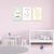Kit 3 Quadros Porta Maternidade Menina Bebê Ovelhinha Personalizado - loja online