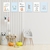 Kit 6 Placas Quadros Decorativos Menino Bebê Safari Quarto Personalizado Azul - comprar online