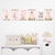 Kit 6 Placas Quadros Decorativos Menina Bebê Safari Rosa - CG MIMO KIDS
