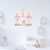 Kit 6 Placas Quadros Decorativos Menina Bebê Safari Rosa - loja online