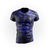 Remera color azul y negro