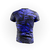 Remera color azul y negro