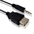Cabo P2 para USB Fêmea 30cm
