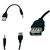 Cabo P2 para USB Fêmea 30cm - comprar online