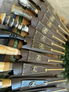 KIT 10 FACAS PARA CHURRASCO ARTESANIAS DE 8 A 10 POLEGADAS - loja online