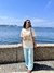 T-shirt Tropical oversized na internet