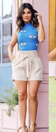 Shorts linho clochard