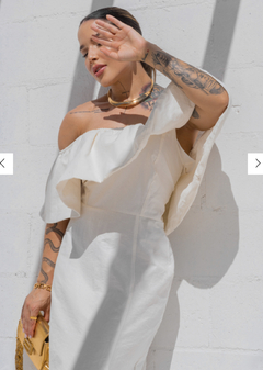 Vestido em linho Sônia