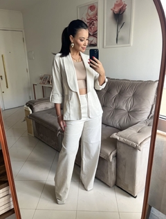Blazer linho - Santinhas boutique