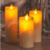 Velas led pack por 3 velas