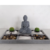 Jardín Zen Buda Feng Shui Meditación Budismo Med: 28.5X15X11cm