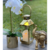 Orquídea Artificial En Soporte dorado 39cm
