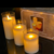 Vela Led X 3 Con Soporte De Vidrio Y Movimiento - comprar online
