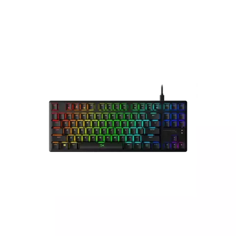 Teclado c/Cable HYPERX Alloy Origins Core Red US Negro - comprar online
