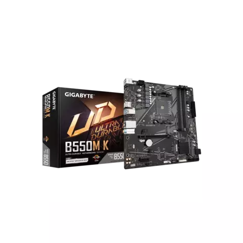 Motherboard GIGABYTE B550M K AM4 DDR4 - comprar online