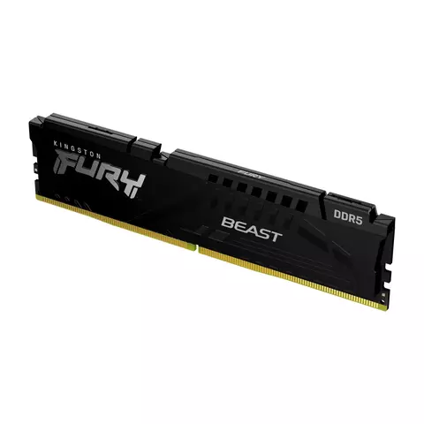 Memoria Ram UDIMM KINGSTON Fury Beast 16GB DDR5 5200MHz CL40 1.25V Single Negro - comprar online