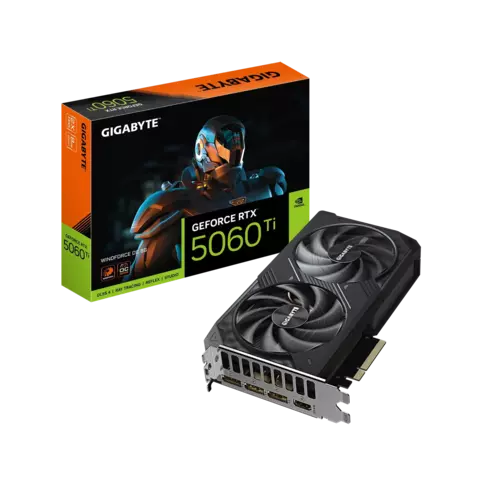 Placa de Video GIGABYTE GeForce RTX 5060 Ti WINDFORCE OC 8G - comprar online
