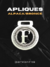 Pack apliques bronce 08mm x10 unidades