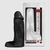 Pênis Realístico Preto Com Escroto Maciço 23,2cm x 7,3cm Sexy Fantasy