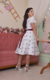 Vestido Cecília Lady Line no Crepe - Dona Look Moda Evangélica 