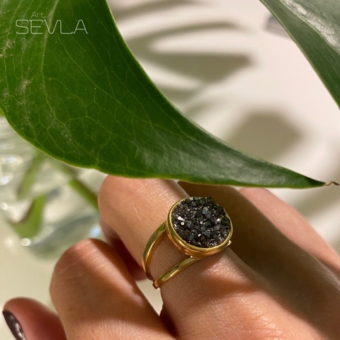 Anel Oval Shine Sevla