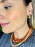 Brinco Sevla Base Oval Quartzo Rutilado - art.sevla