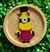 Medalha Minions Rosa - 5un