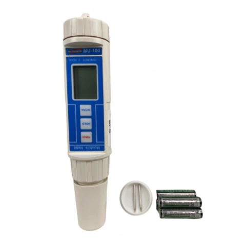 Medidor Umidade Digital Madeira Concreto Hold Mu-100 Portátil Instrutherm Com Certificado Calibração