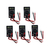 Kit 5 Multímetro Digital Tensão Corrente 3½ Dígitos Resistência Diodo Hfe Ponta Prova Md-300 Portátil Instrutherm