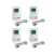 Kit 4 Termômetro Digital Alarme Temperatura Interna Externa Imã Traseiro Gravação Sensor Th-200 Portátil Instrutherm