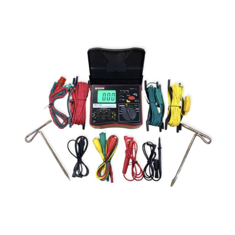 Terrômetro Digital Megohmetro Voltímetro Fasimetro Hold Mrt-600 Portátil Instrutherm Certificado Para Todas Funções