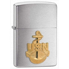 Isqueiro Zippo Âncora USN Marinha EUA Alto Relevo - comprar online