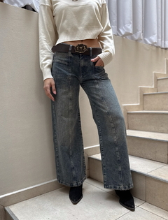 jeans costuras oxido - comprar online