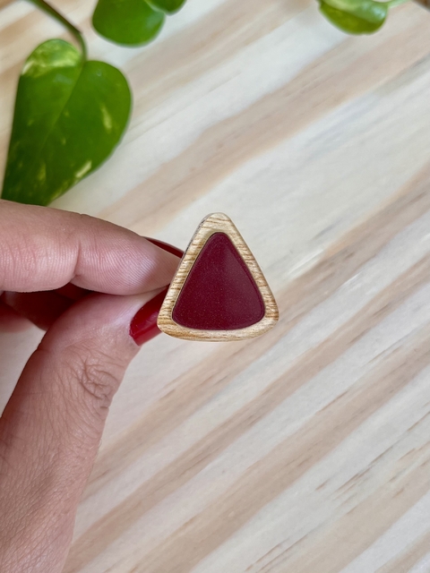 Anel Melhores Momentos I madeira e cereja