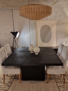 MESA DE COMEDOR CITY NEGRA - tienda online