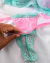 Conjunto de lingerie Angel bicolor em renda com Bojo e aro, - loja online