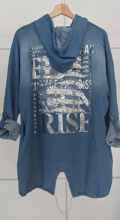Campera Jeans Estampa - 80900HJ - tienda online