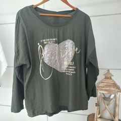 Remera manga larga CORAZÓN - 22608/12