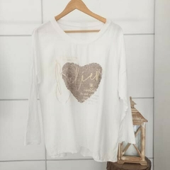 Remera manga larga CORAZÓN - 22608/12 en internet